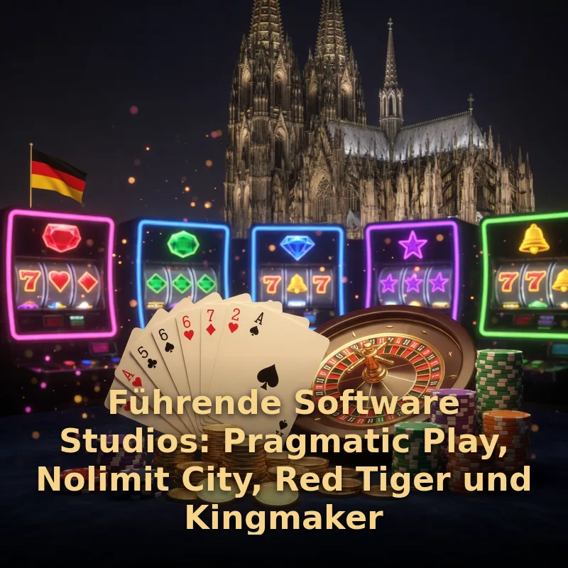 Führende Software Studios: Pragmatic Play, Nolimit City, Red Tiger und Kingmaker