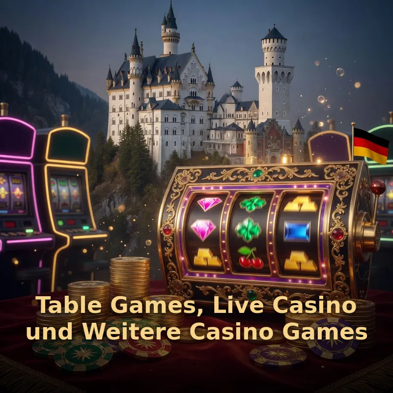 Table Games, Live Casino und Weitere Casino Games